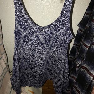 Blue tank great for summer